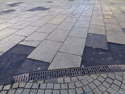 Changes of surface are a trip hazard.